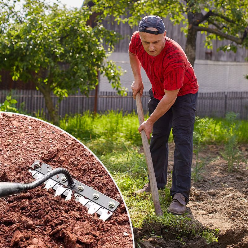 Lawn Rakes with Versatile Handles