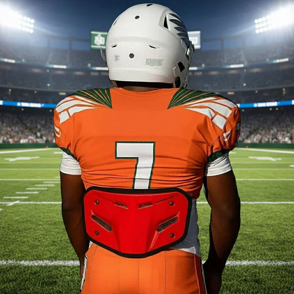 Ultimate Back Guard for Football with Impact Absorption and Airflow