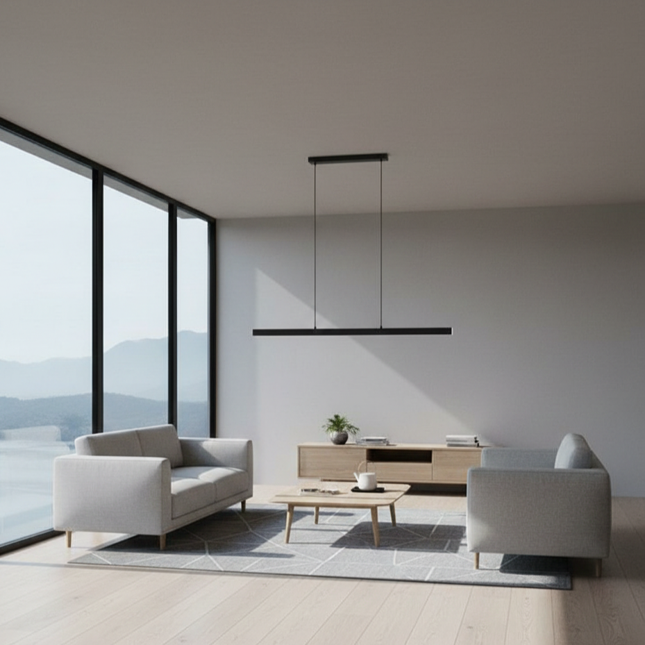 Adjustable Height LED Pendant Light with Dimmable Feature and 3 Color Temperatures - IP20