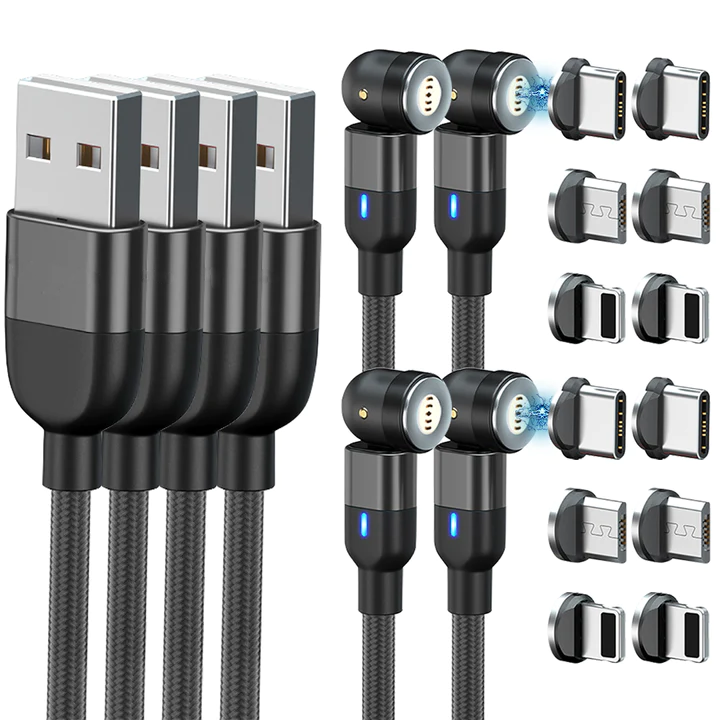 3.0 Charging Cable for iPhone, Android, and Type C Devices