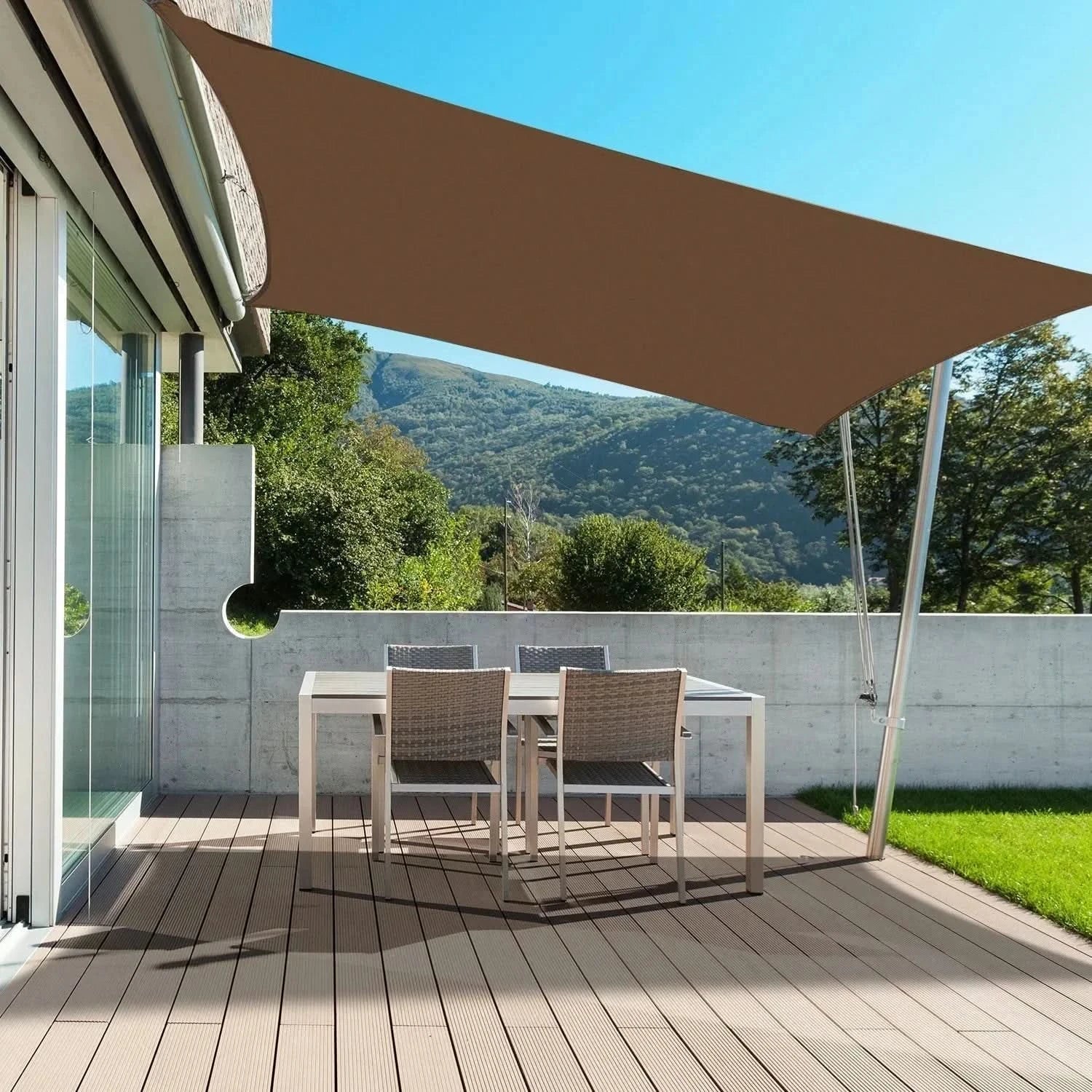 AquaShade Pro Portable Waterproof UV Canopy for Outdoor Use