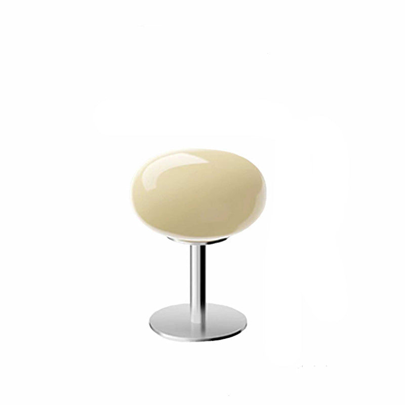 Luna Glow Elegant Glass Table Lamp with Adjustable LED Light
