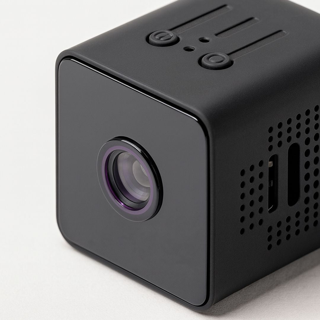 Compact Wireless Camera with Night Vision and Motion Sensor