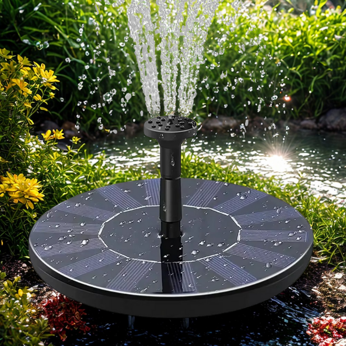 Floating Solar Fountain for Pond and Garden Decoration