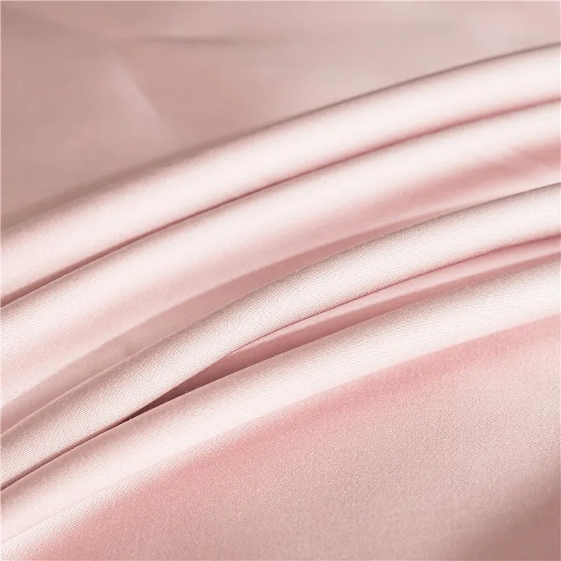 Luxurious Solid Color Silk Duvet Cover for Ultimate Comfort