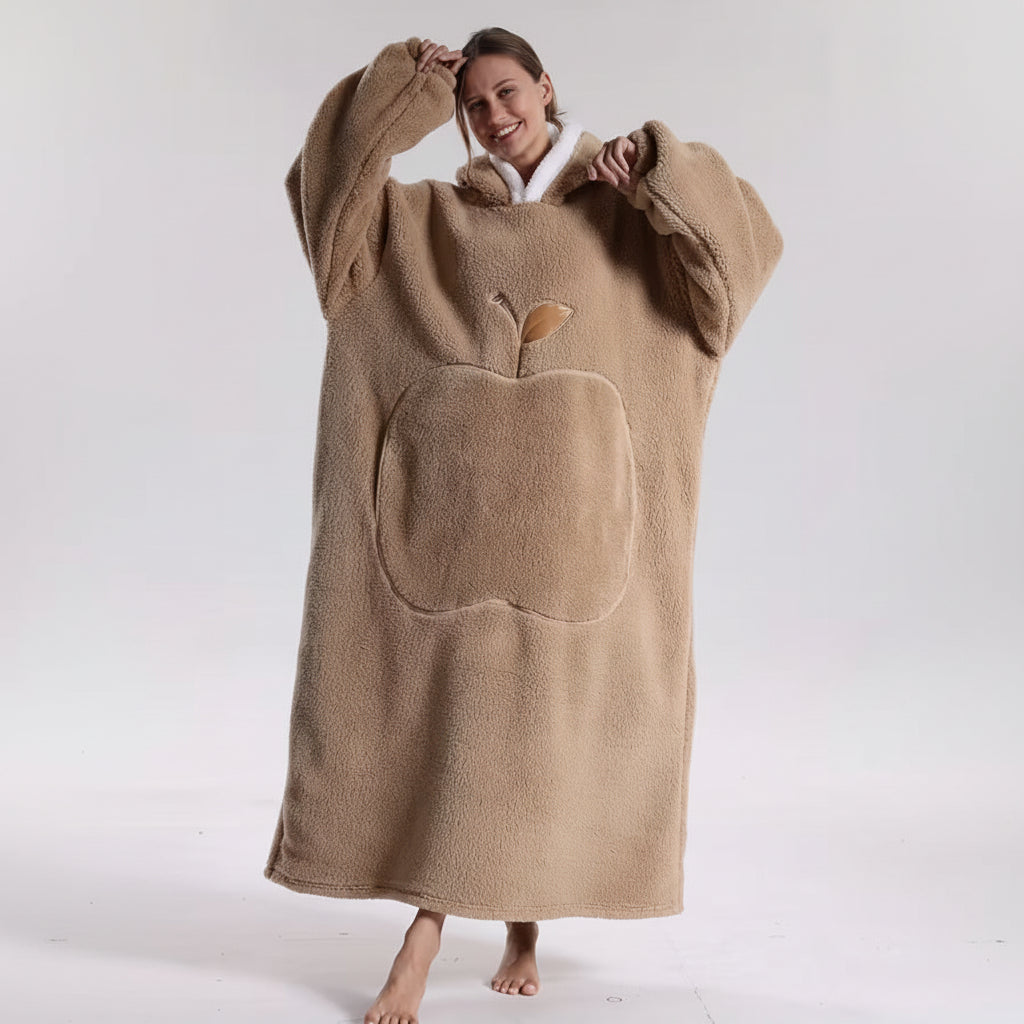 Cozy All-in-One Hoodie Blanket for Adults on Chilly Days