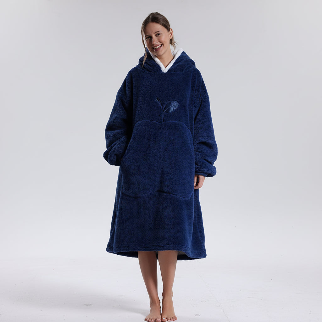 Cozy All-in-One Hoodie Blanket for Adults on Chilly Days
