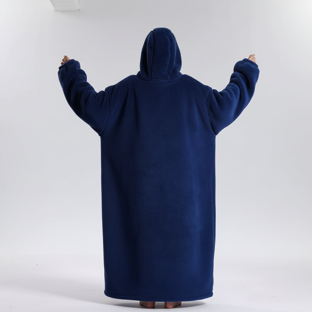 Cozy All-in-One Hoodie Blanket for Adults on Chilly Days