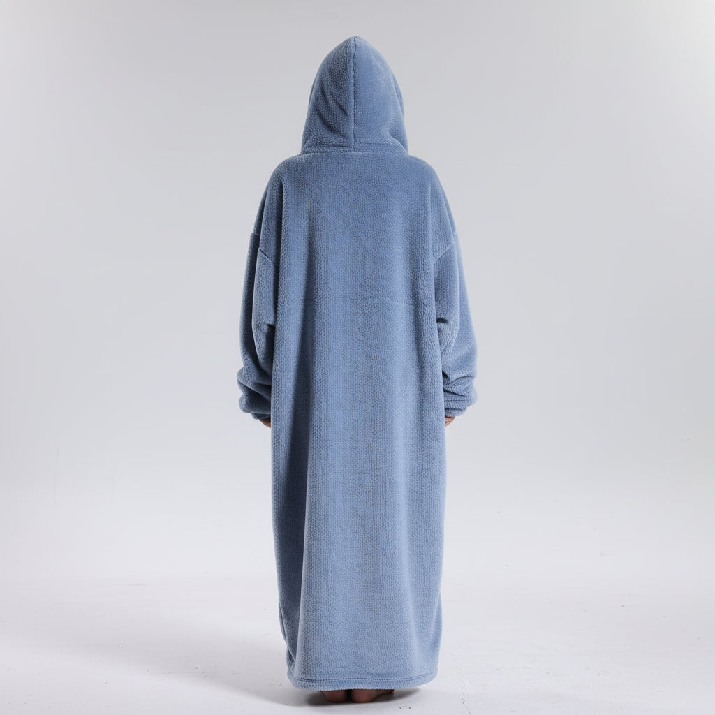 Cozy All-in-One Hoodie Blanket for Adults on Chilly Days