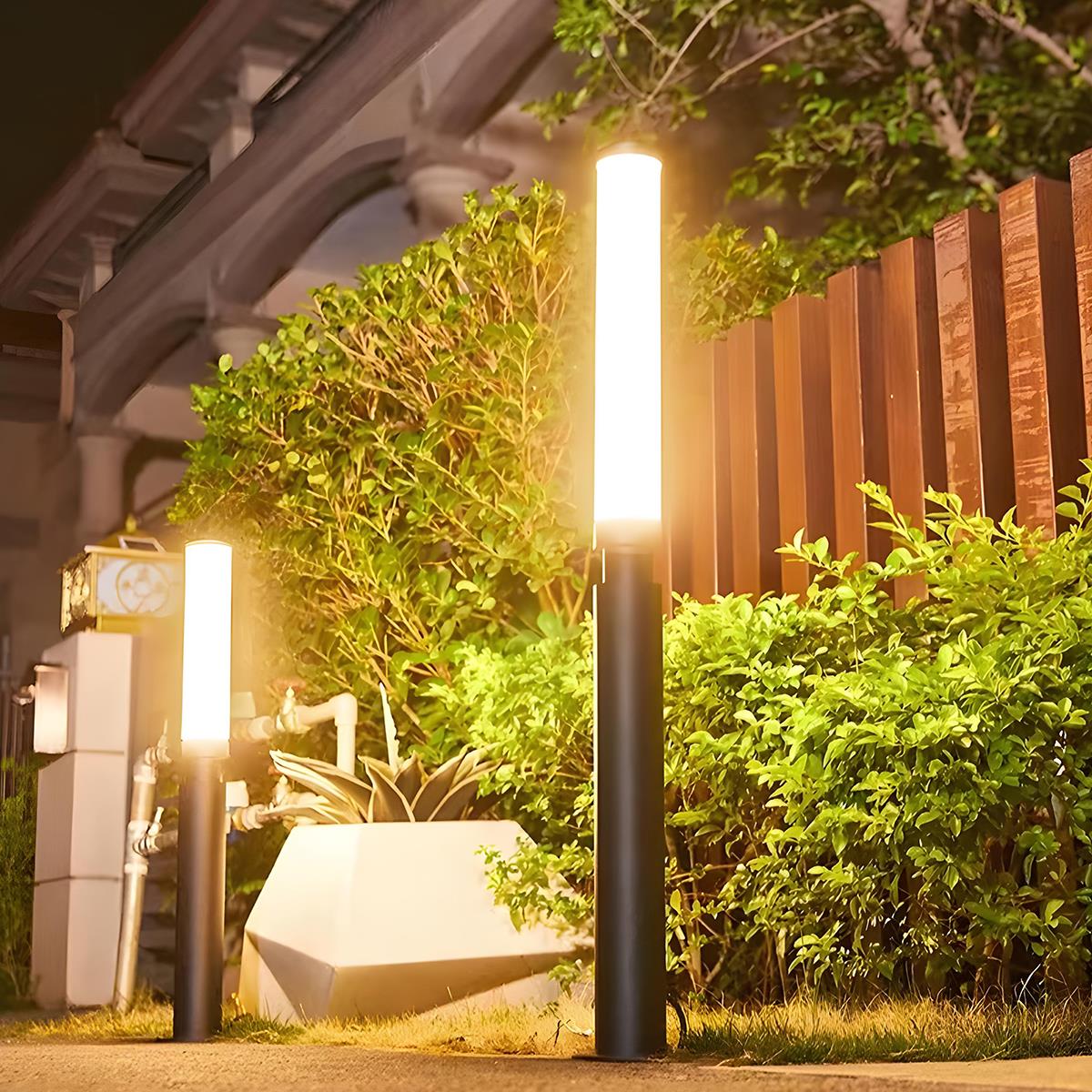 Sleek LED Garden Post Light | Weather-Resistant Aluminum Lamp