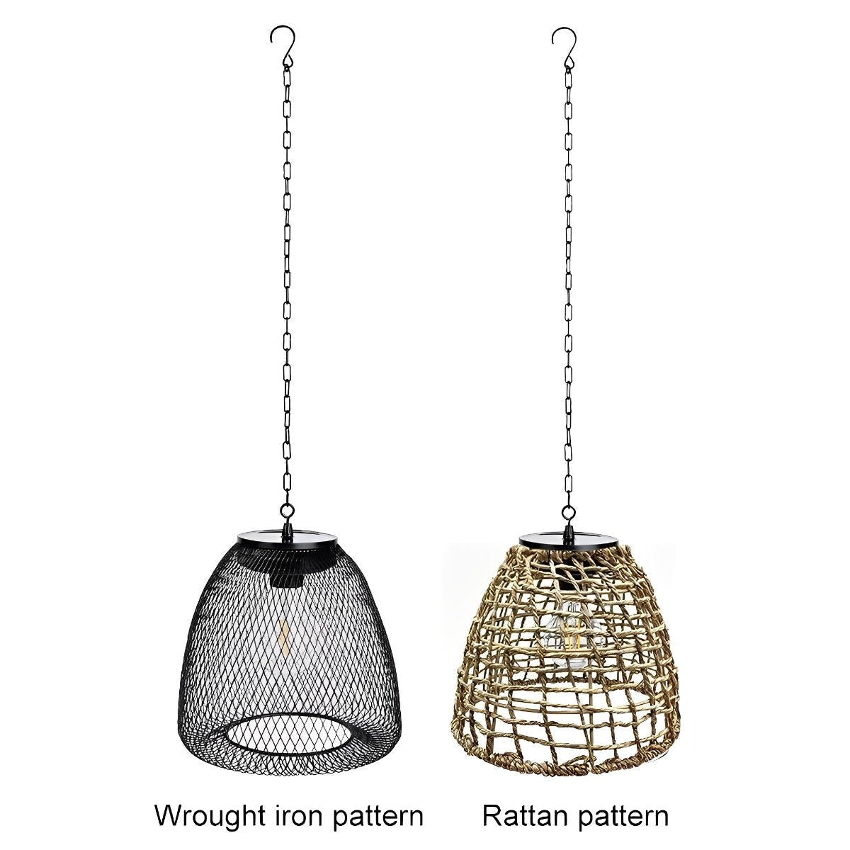 Eco-Friendly Bell Pendant Lantern for Outdoor Spaces