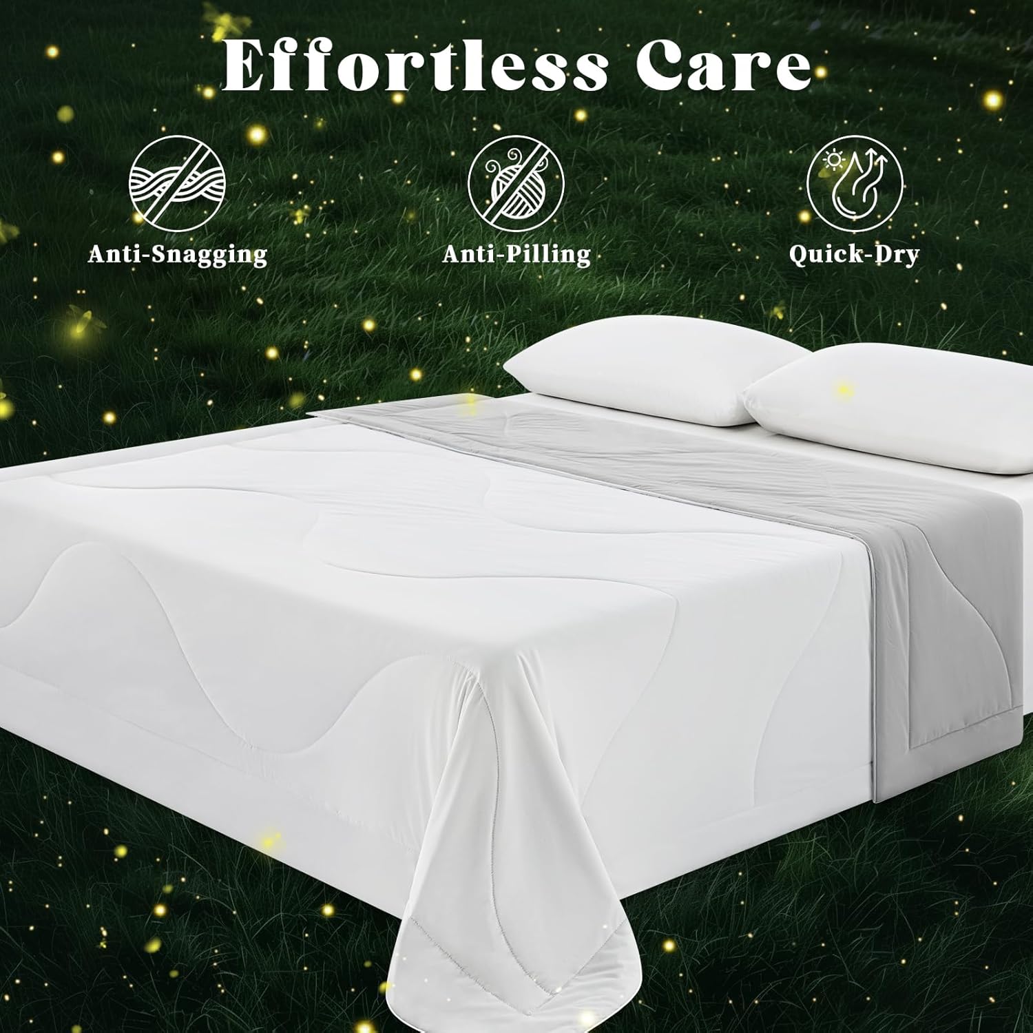 Double-Sided Cooling Blanket for Hot Sleepers | Breathable Ice Fabric
