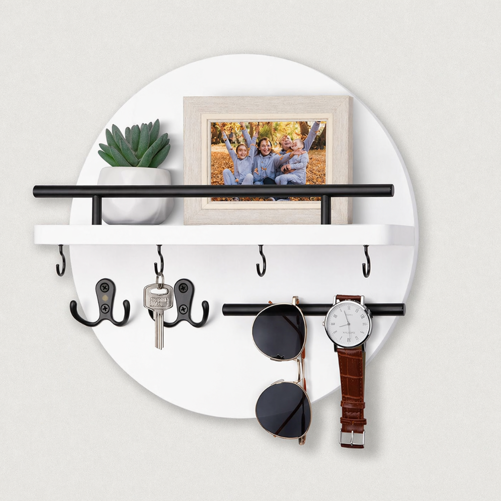 Circular Eco-Friendly Key Organizer with Stylish Design