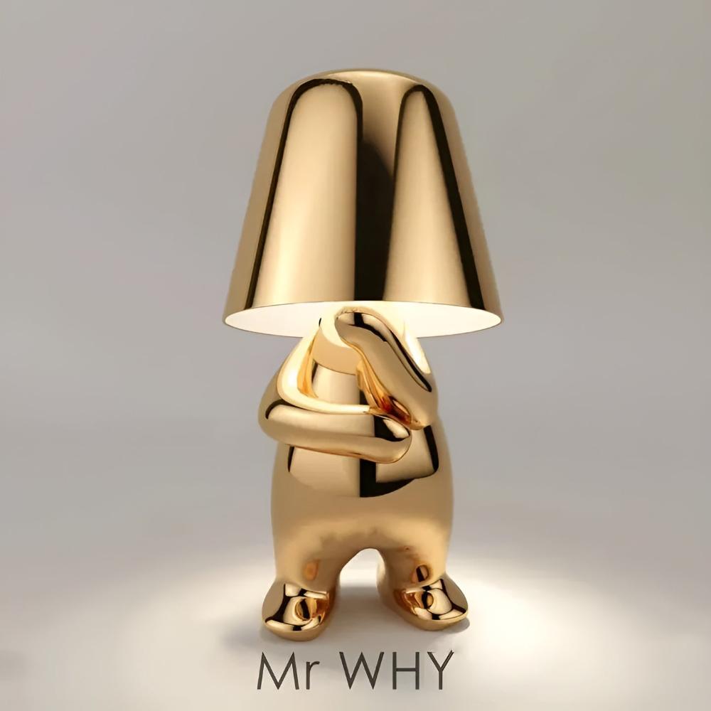 LuxeAura – Stylish Sculptural Table Lamp for Any Space