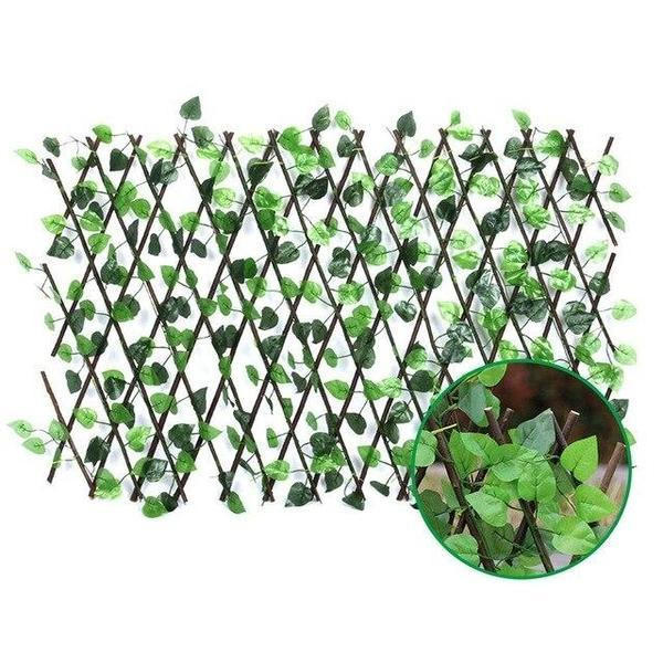 Expandable Fake Plant Barrier for Garden Decoration