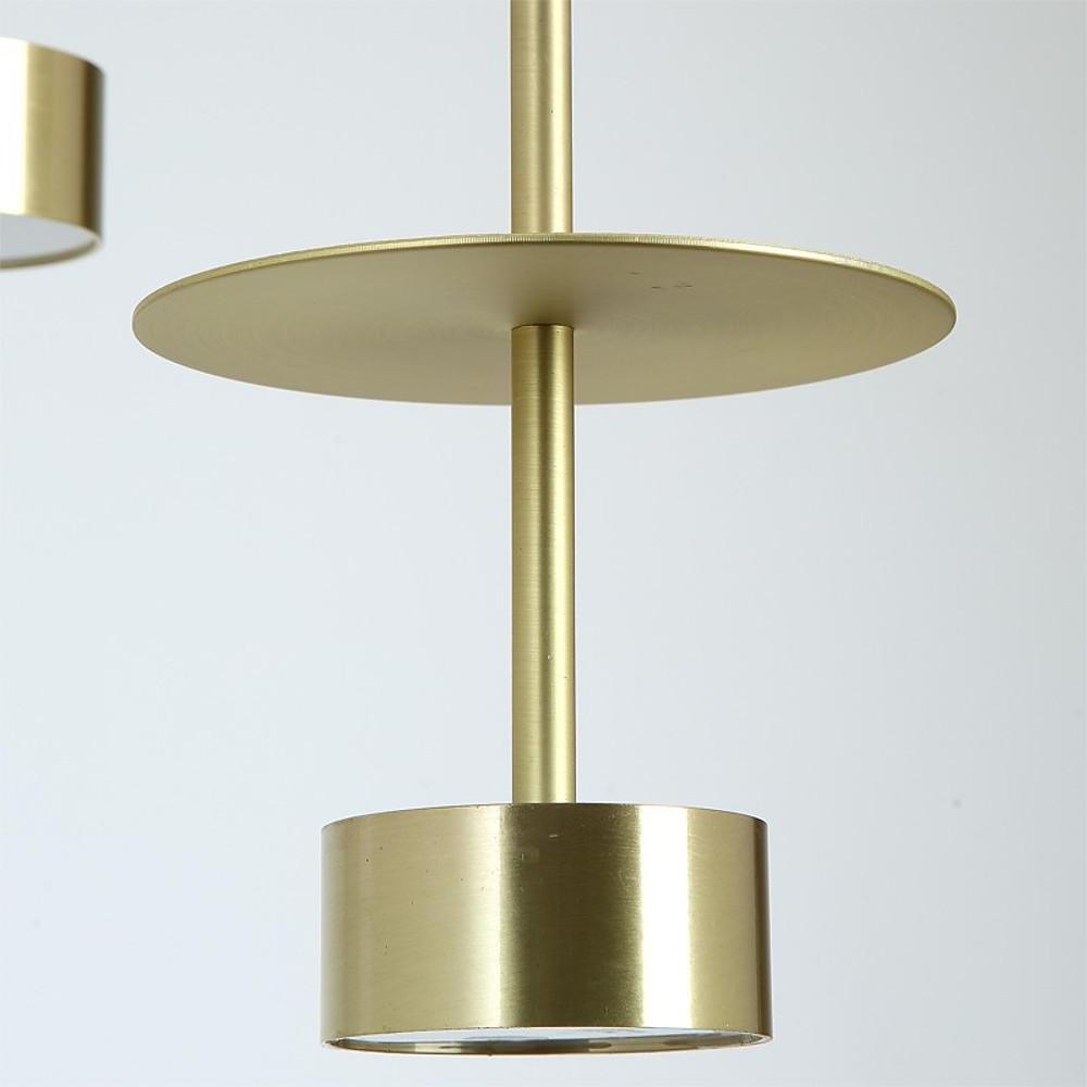 Taavita 1-Light Metal Pendant Light for Kitchen Island Gold Industrial Ceiling Light