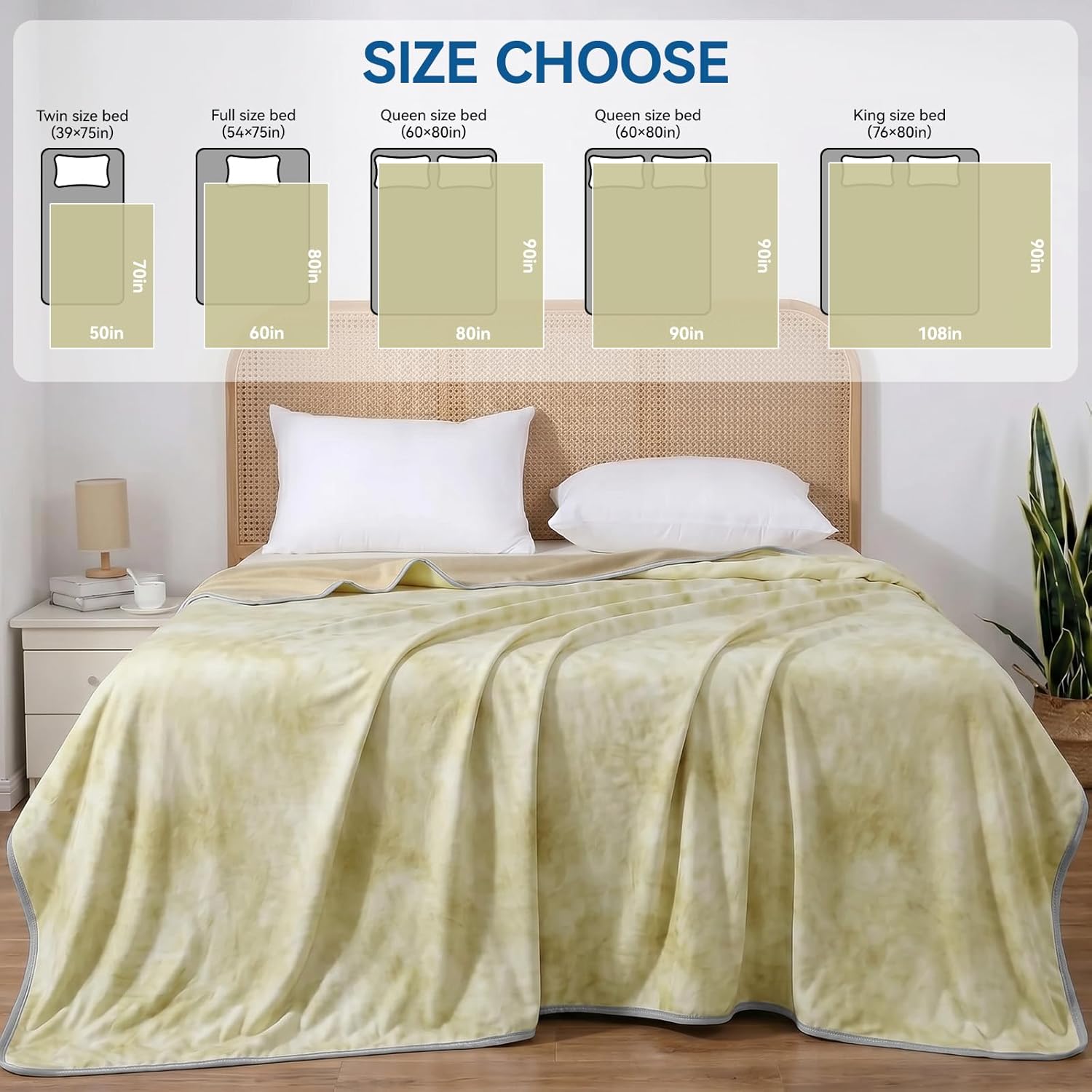 Cooling Throw Blanket for Hot Sleepers – Lightweight Summer Comfort