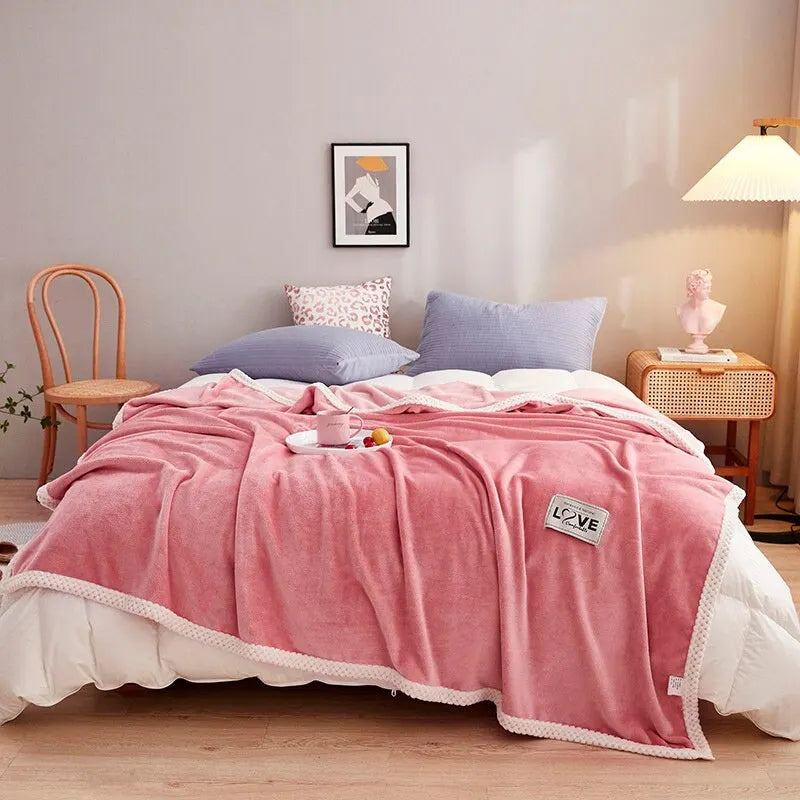 Flannel Fleece Blanket | Lightweight Warm | Ultra Soft Comfort | Fabric