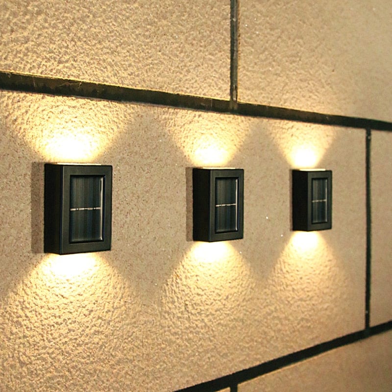 Liora — Solar Patio Wall Light with Warm Ambient Glow