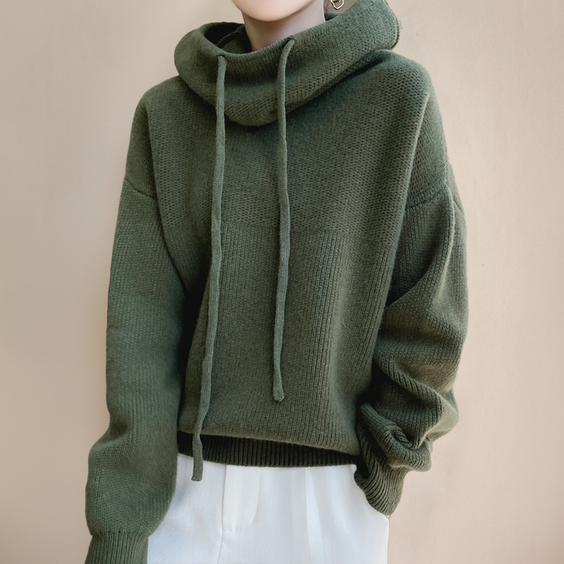 Women’s Turtleneck Sweater | Merino Wool Blend | Soft & Warm | Comfortable Fit