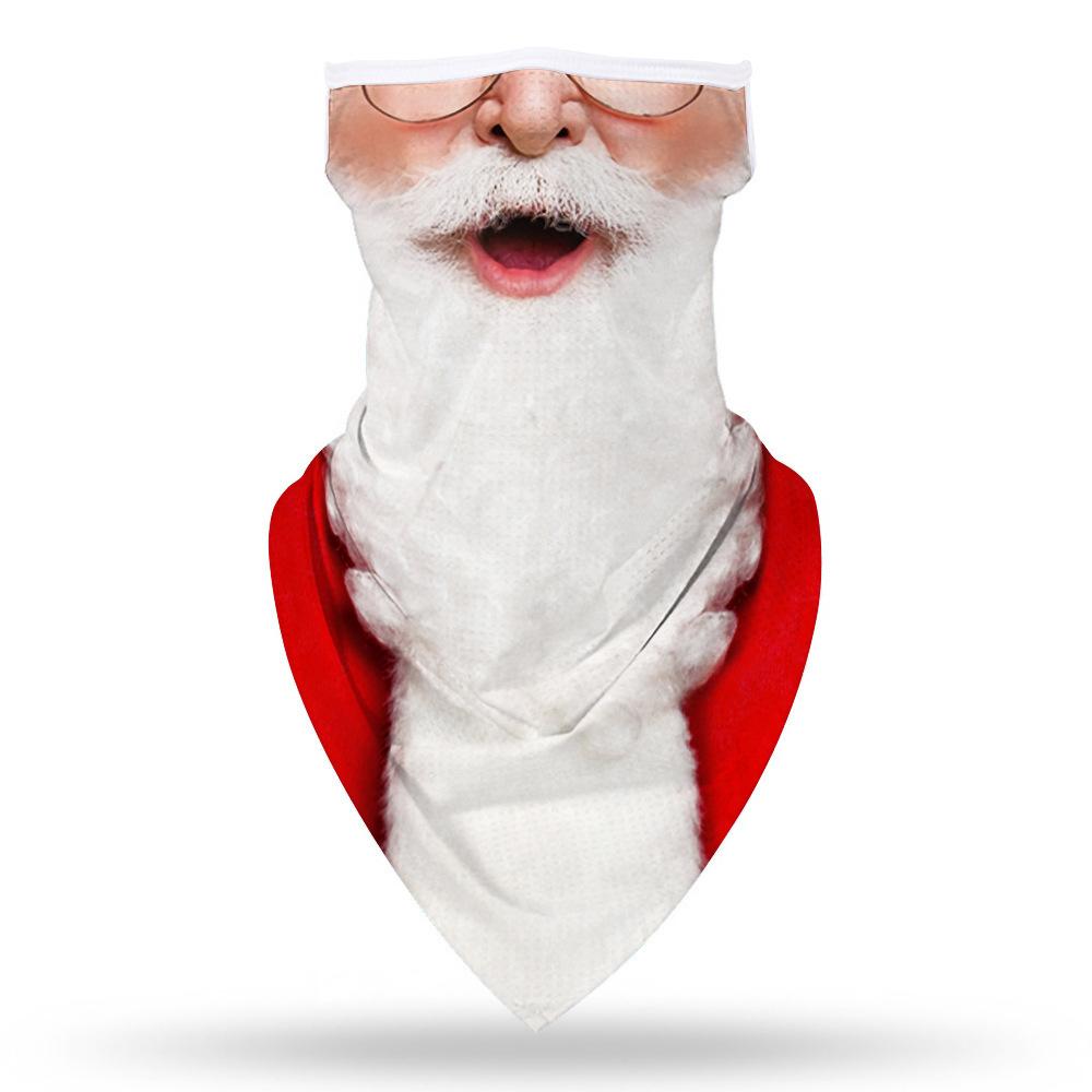 2 Pcs Funny Ugly Christmas Masks Neck Gaiters