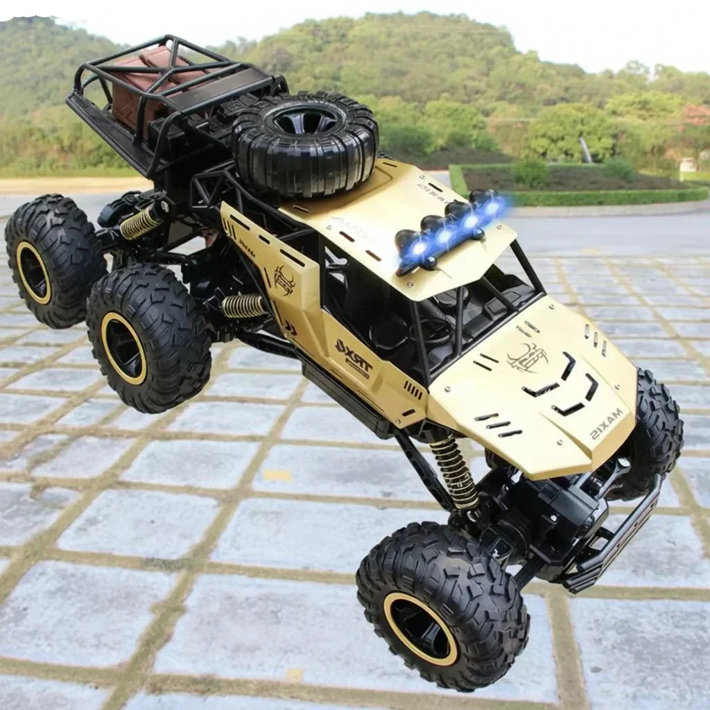 RuggedExplorer 6WD Remote-Controlled Off-Road Truck for Thrilling Adventures