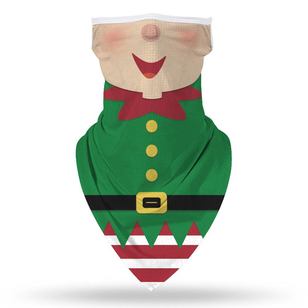 2 Pcs Funny Ugly Christmas Masks Neck Gaiters