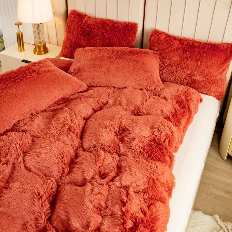 Quilt Cover Set | Wrinkle-Resistant | Soft Cozy Warmth | Polyester