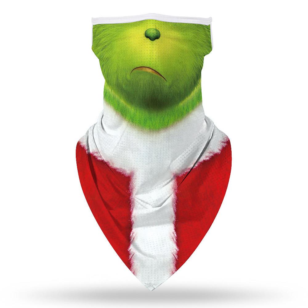 2 Pcs Funny Ugly Christmas Masks Neck Gaiters