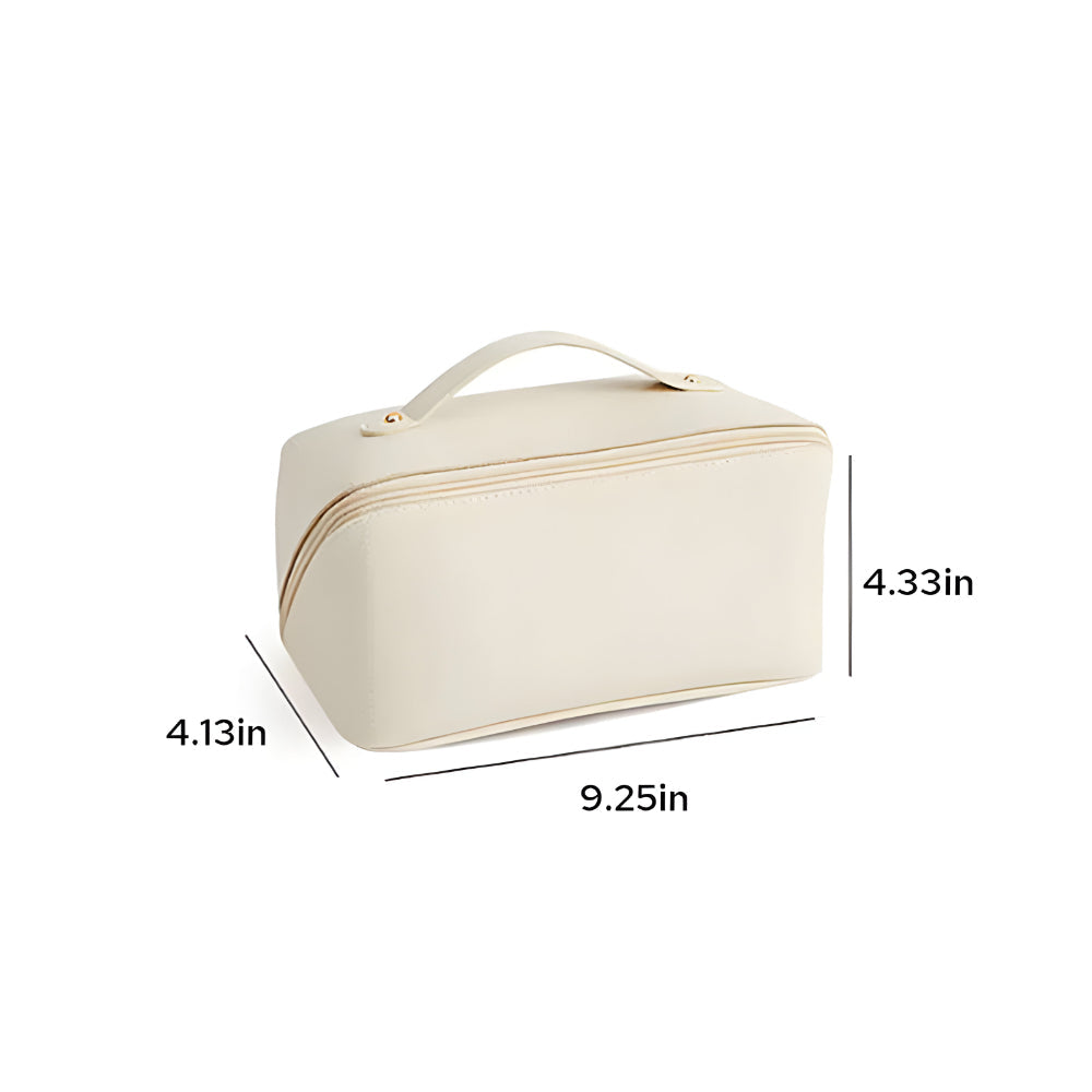Spacious Travel Cosmetic Organizer with Durable Shell