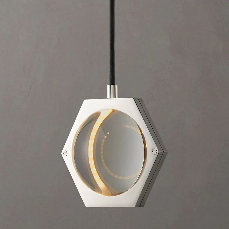 Liora — LED Crystal Orb Pendant Light with Dimmer Control