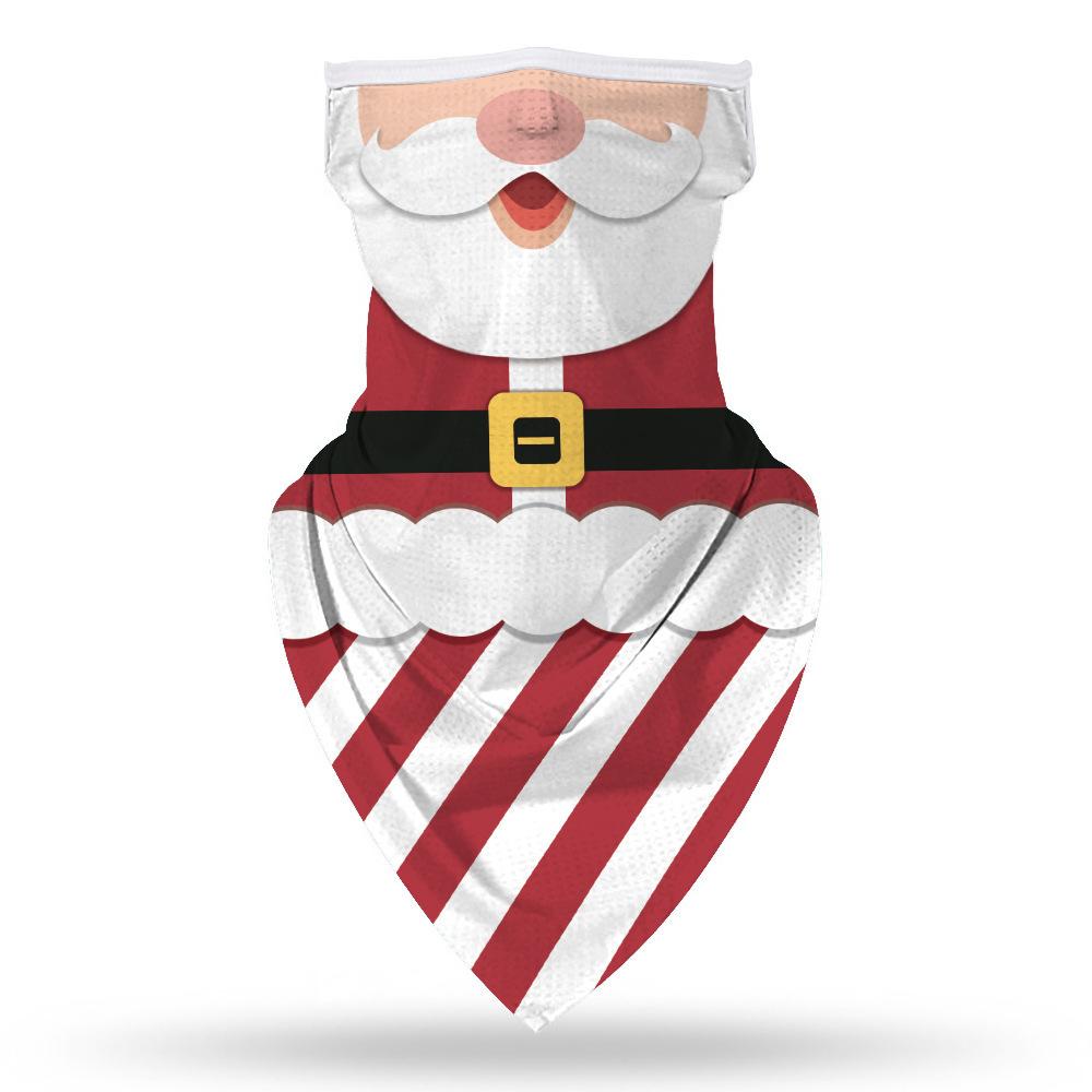 2 Pcs Funny Ugly Christmas Masks Neck Gaiters