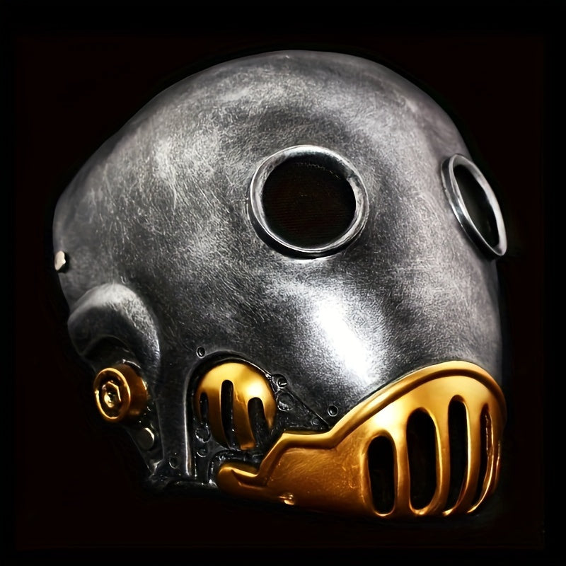 Halloween Clockwork Resin Mask Durable ABS Plastic for Costume Parties