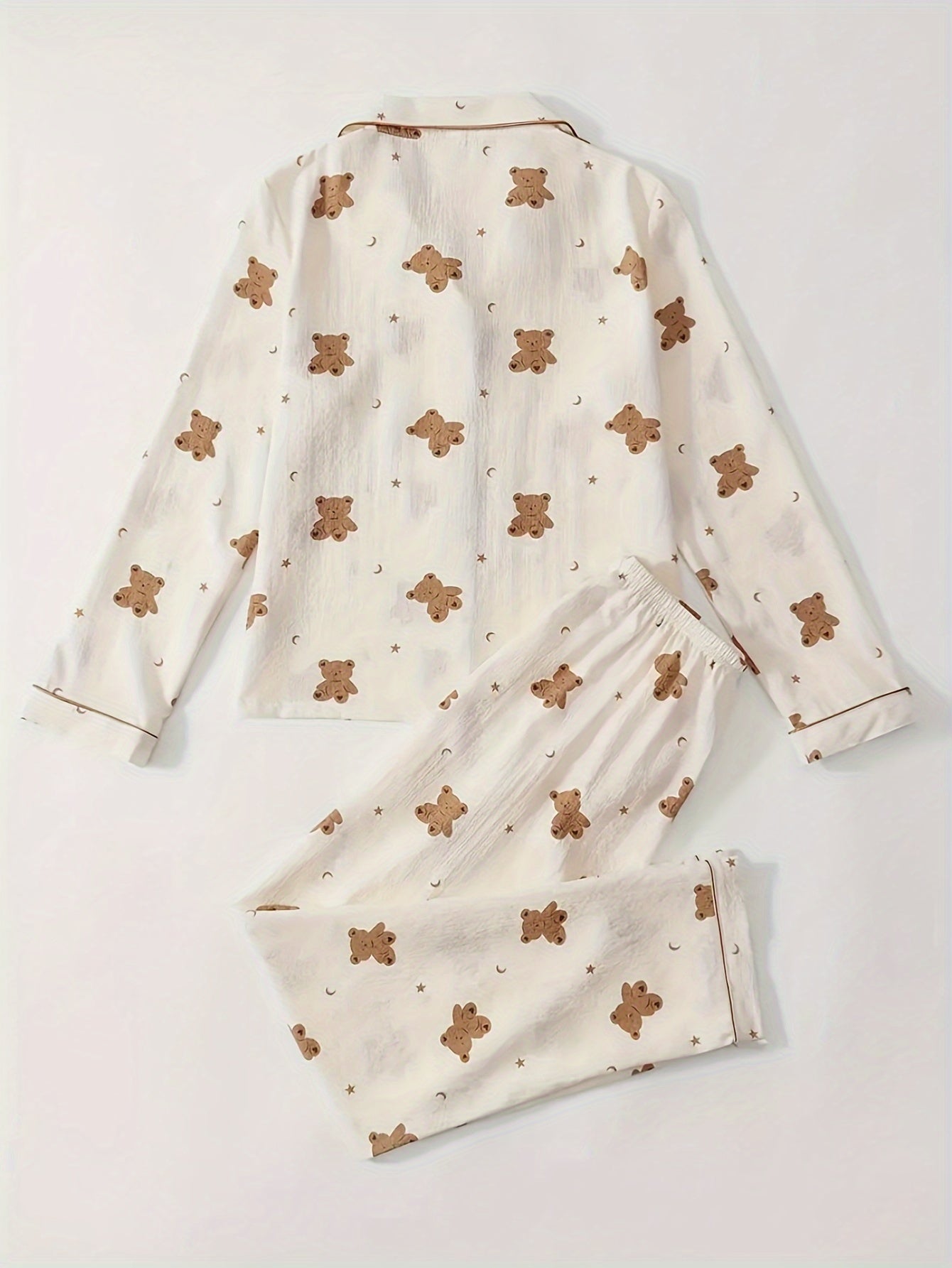 Women's Pajama Set | Long Sleeve | Cozy All-Season Comfort | Polyester Blend