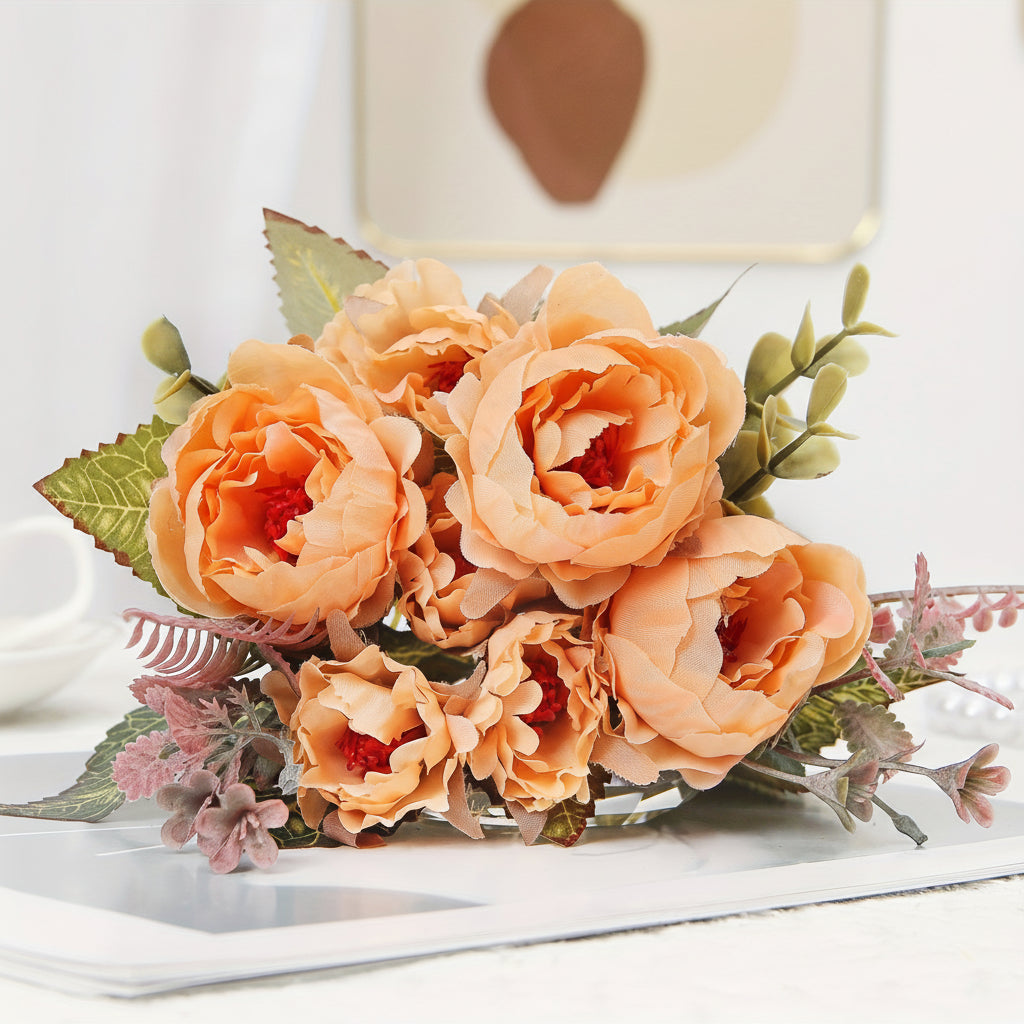 Elegant Peony Bouquet for Mother's Day Home Styling