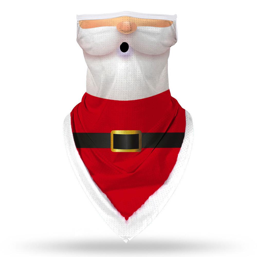 2 Pcs Funny Ugly Christmas Masks Neck Gaiters