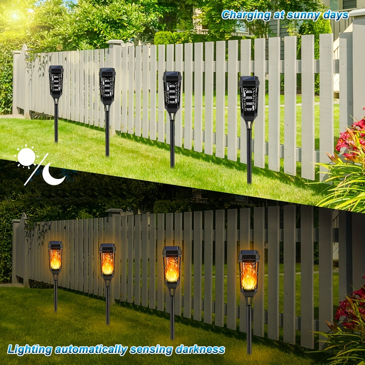 Solar-Powered Outdoor LED Garden Lights for Halloween Decor