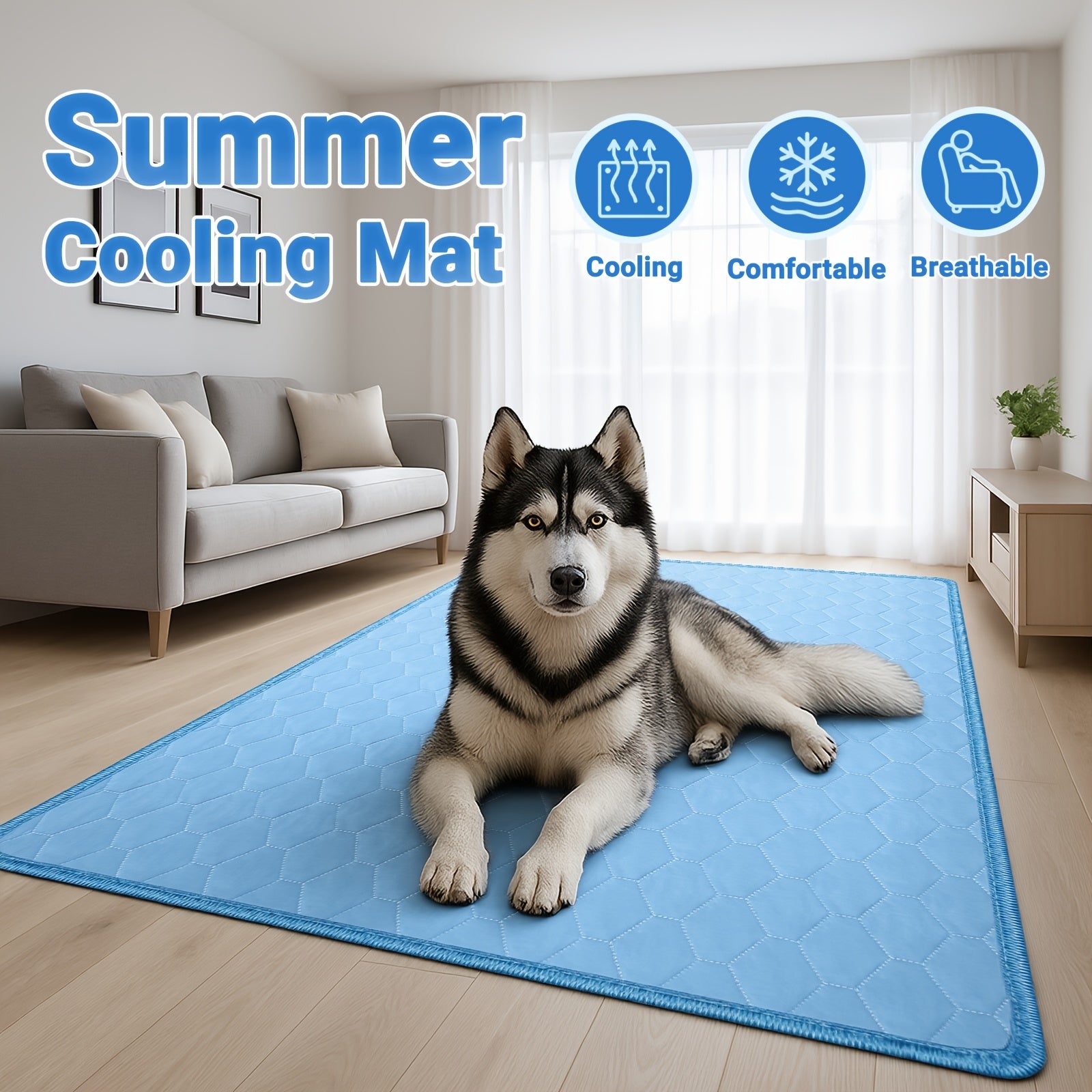 [2026 Ice-Cool Upgrade] Summer Pet Cooling Mat Cat Dog Bed | Highly Recommended by Pet Experts | Breathable Mesh Bed | Keeps Your Cat or Dog Cool and Comfortable All Summer Long, Suitable for Small, Medium, and Large Pets