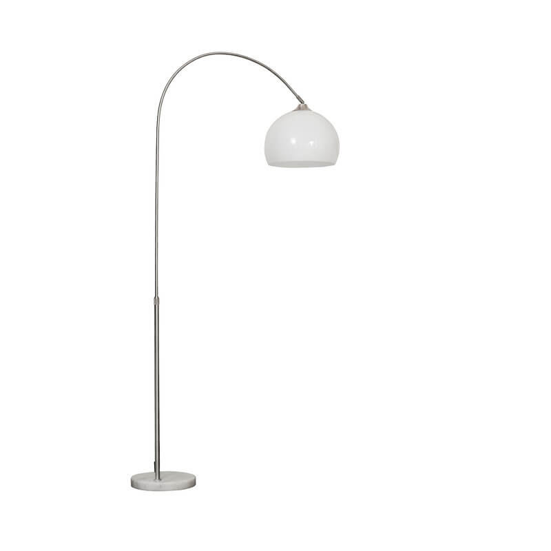 Modern 1-Light Floor Lamp with Fishing Rods Lampshade Made of Acrylic