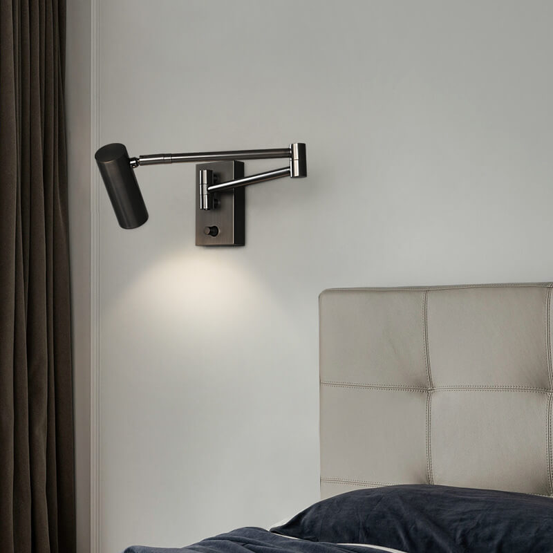 Taavita Luxury Copper Rotatable Eye Protection Reading LED Wall Lamp