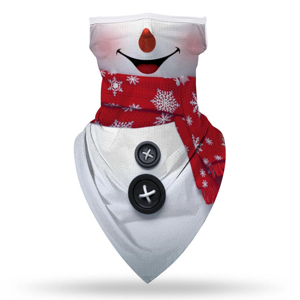 2 Pcs Funny Ugly Christmas Masks Neck Gaiters