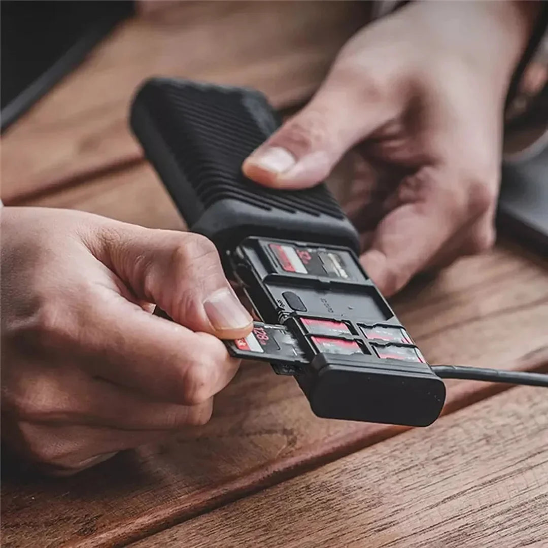 SD and TF Card Reader with Type-C and SIM Slot