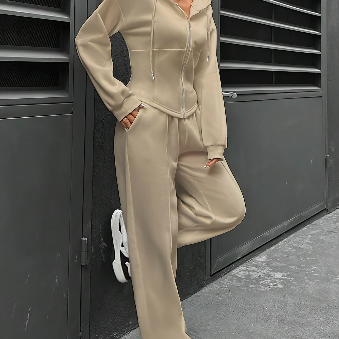 Hoodie and Sweatpants Set | Lightweight | Comfortable Everyday Wear | Polyester