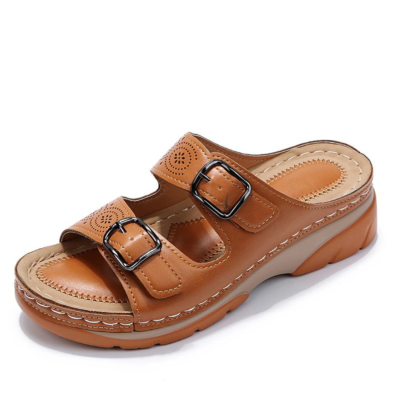 Women’s Orthopedic Sandals | Adjustable Double-Buckle Straps | Lightweight EVA Sole | Pain Relief & Stability