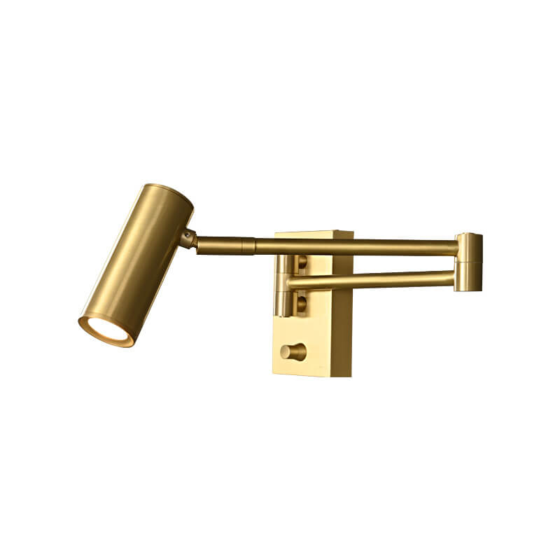Taavita Luxury Copper Rotatable Eye Protection Reading LED Wall Lamp
