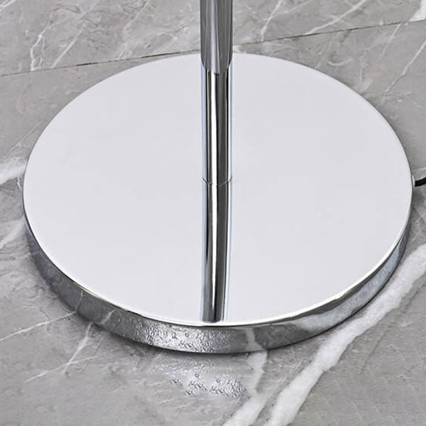 Taavita Vintage Acrylic LED Floor Lamp with Clear Dome