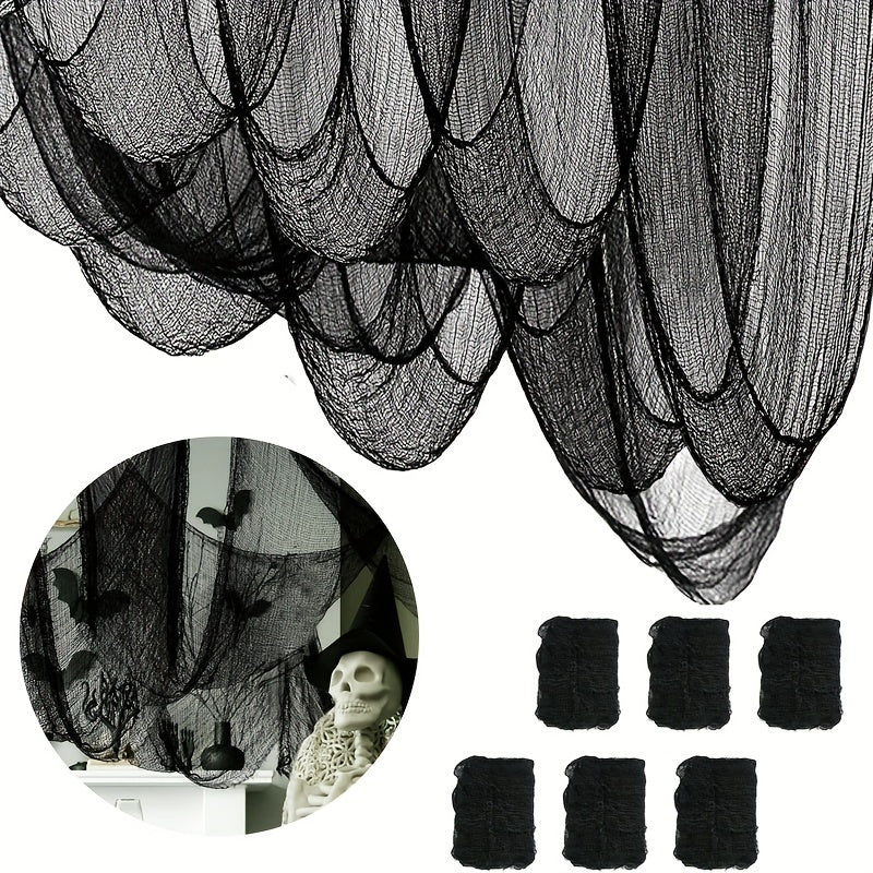 Black Creepy Cloth Halloween Decoration for Haunted Houses & Parties
