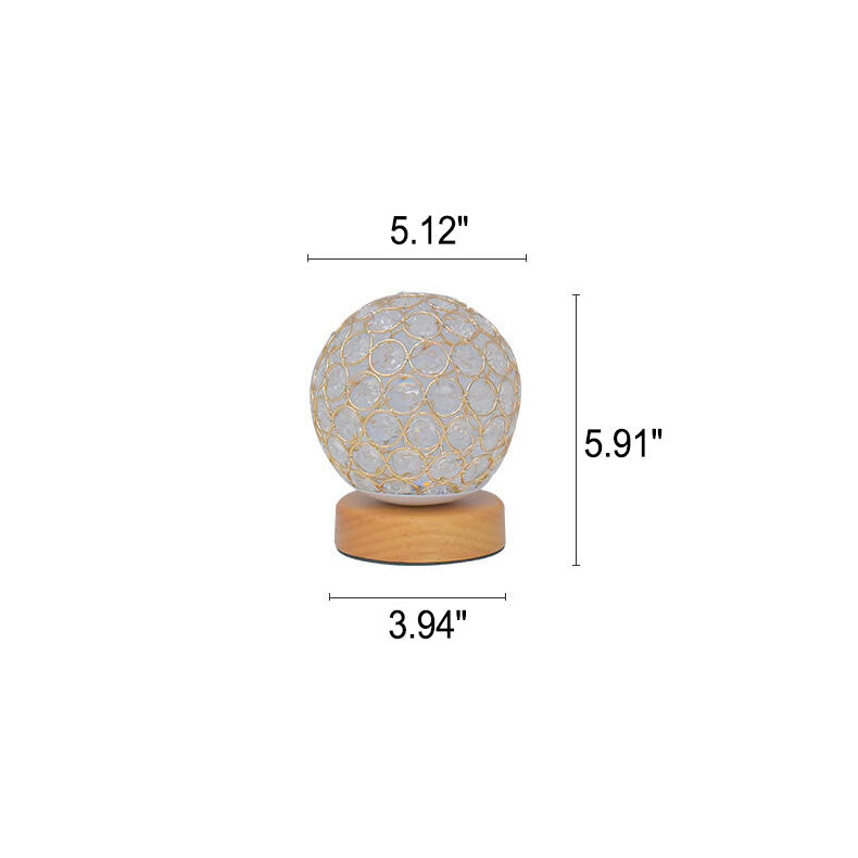 AuraGlow Rechargeable LED Table Lamp with USB Port