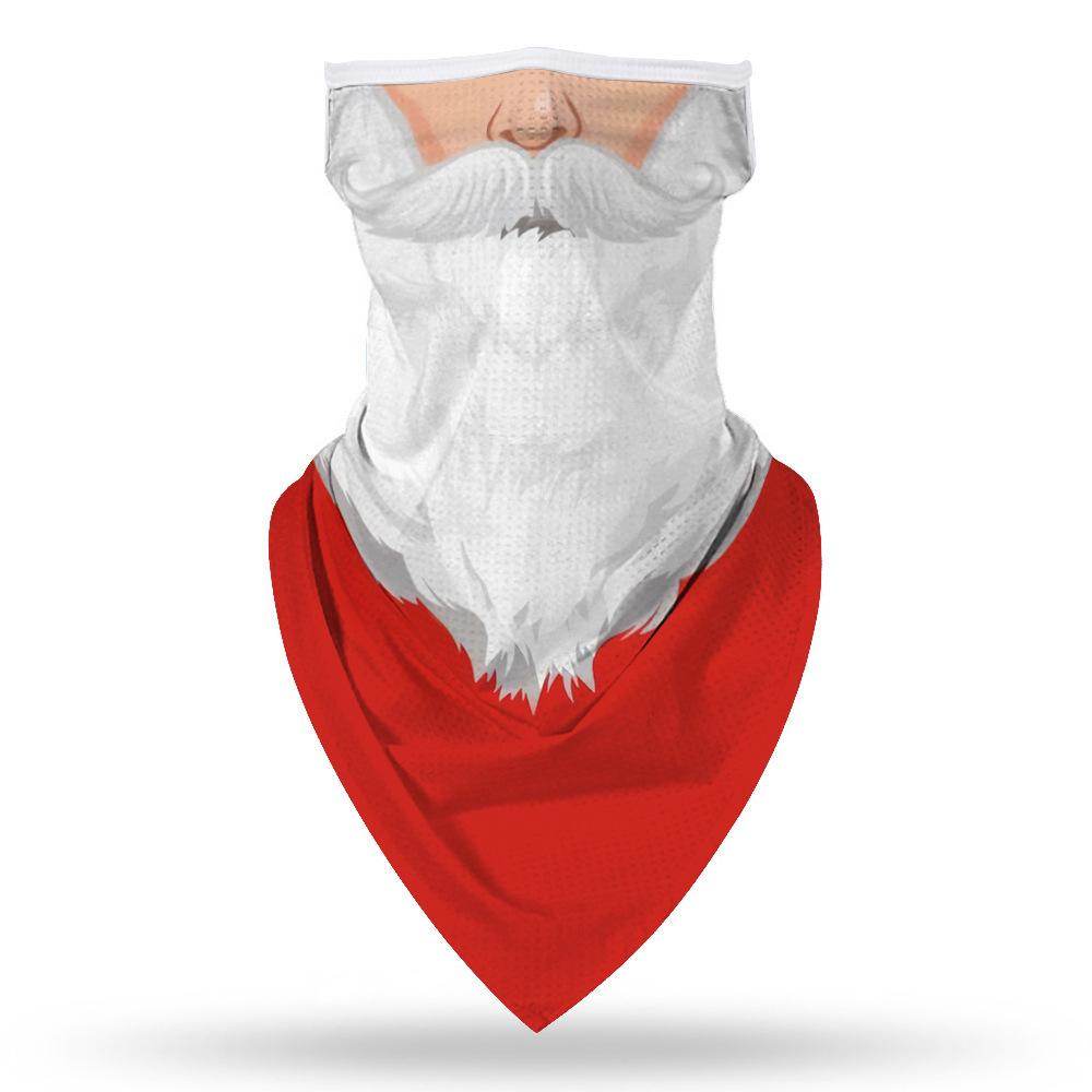 2 Pcs Funny Ugly Christmas Masks Neck Gaiters