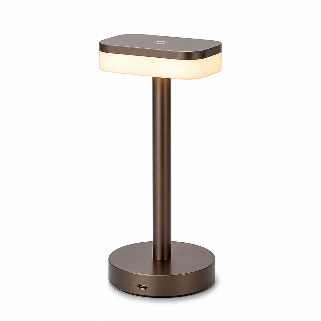 Slim Metal Rechargeable Dimmable LED Table Lamp